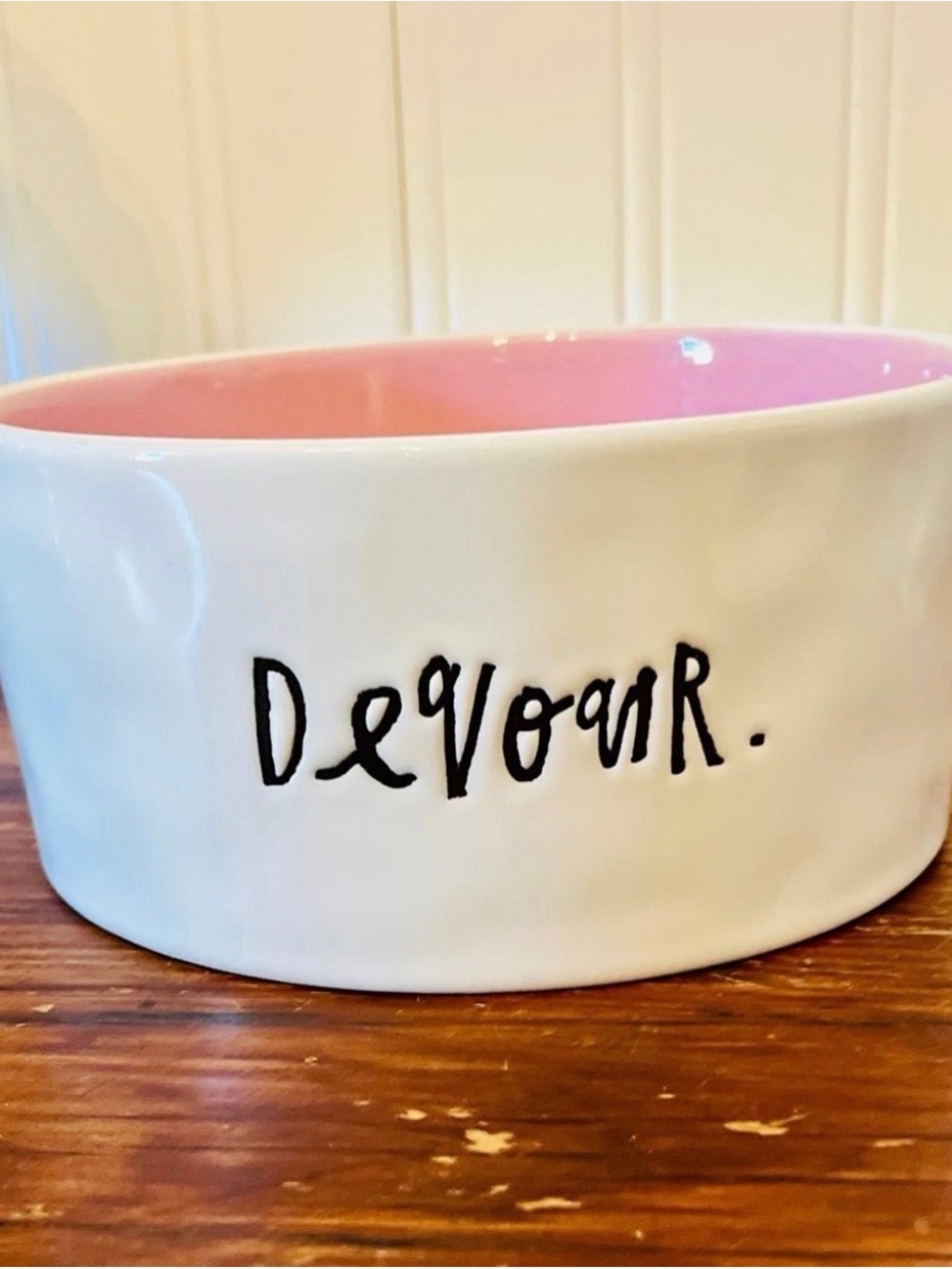 Rae Dunn Devour Pet Bowl - Dog Bowl